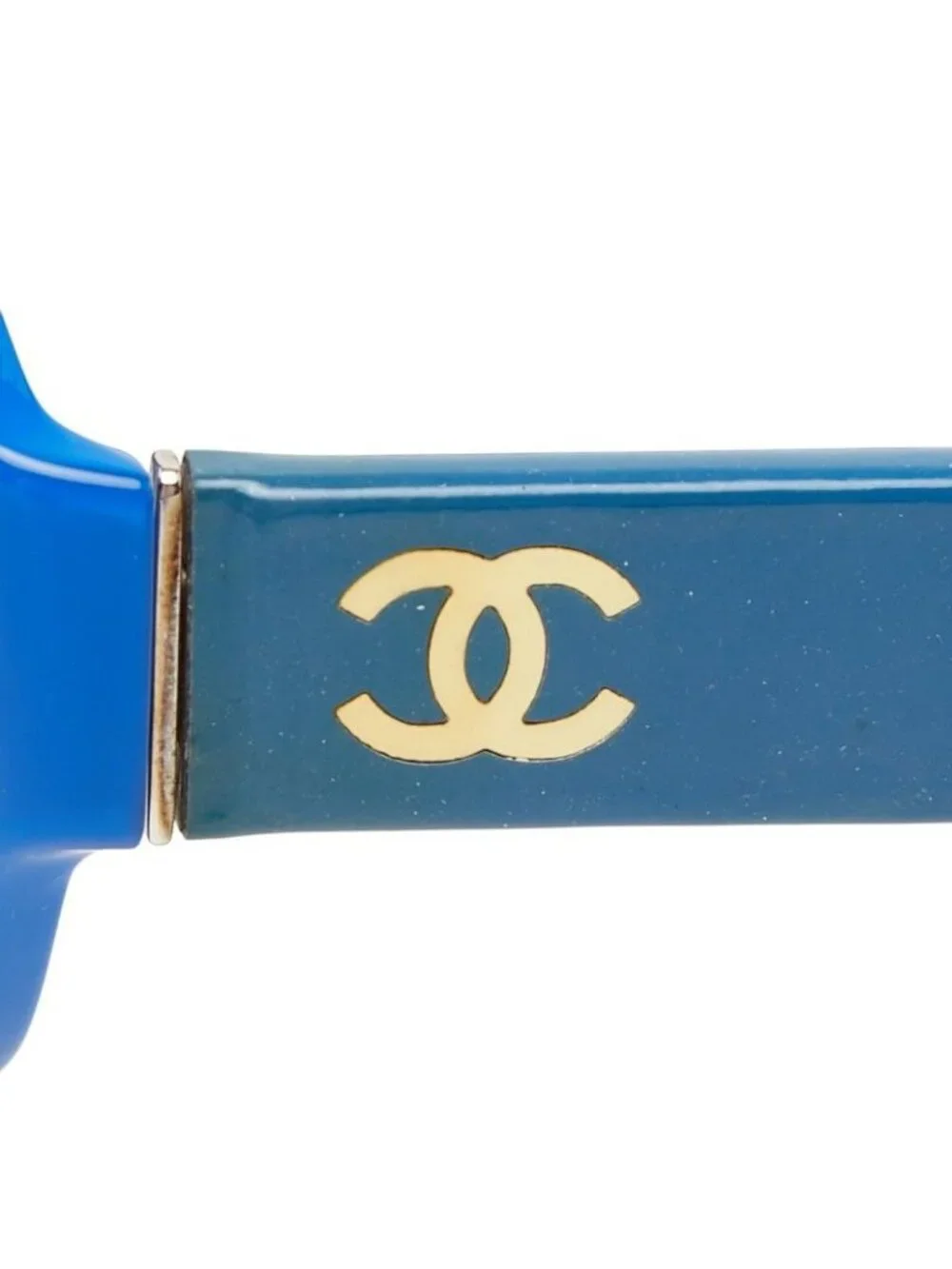 Chanel CC Logo Gradient Sunglasses Blue Acetate Eyewear